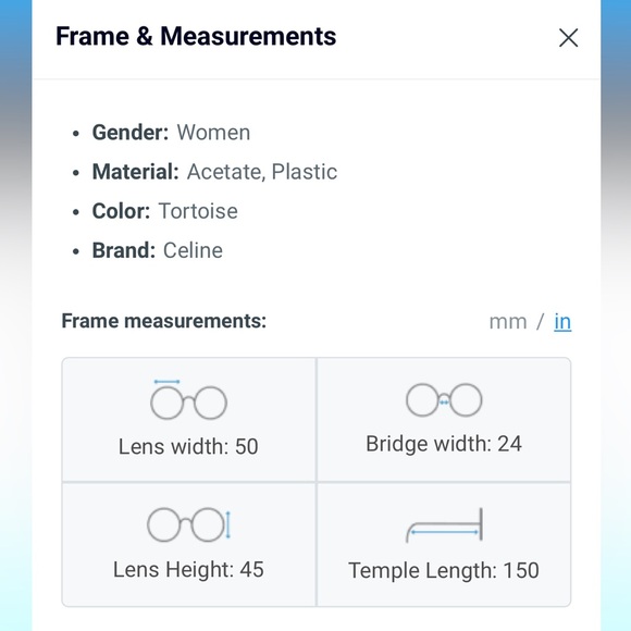 Celine CL40008F Tortoise - Picture 8 of 8